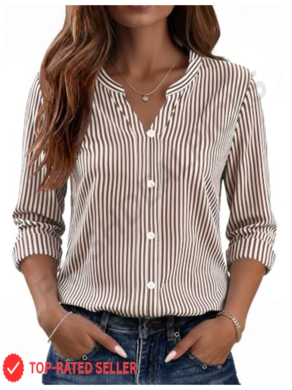 Women's Cotton Button Down Shirt Long Sleeve
